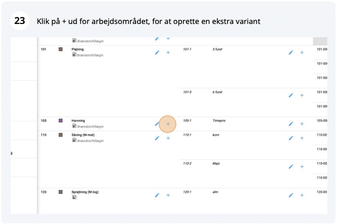 Opret arbejdsområdet for at oprette en ekstra variant