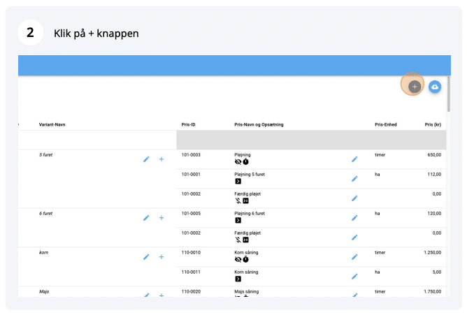 Skærmbillede af CustomOffice interface, der viser farvevalg til arbejdsområde