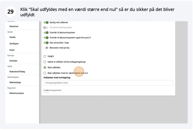 Skal udfyldes med en værdi større end null