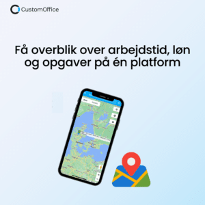 Tidsregistrering software på mobil og computer med overblik over arbejdstid, løn og opgaver