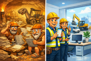 Fra Stenalderen til nutiden – digitalisering for vognmænd, entreprenører og maskinstationer