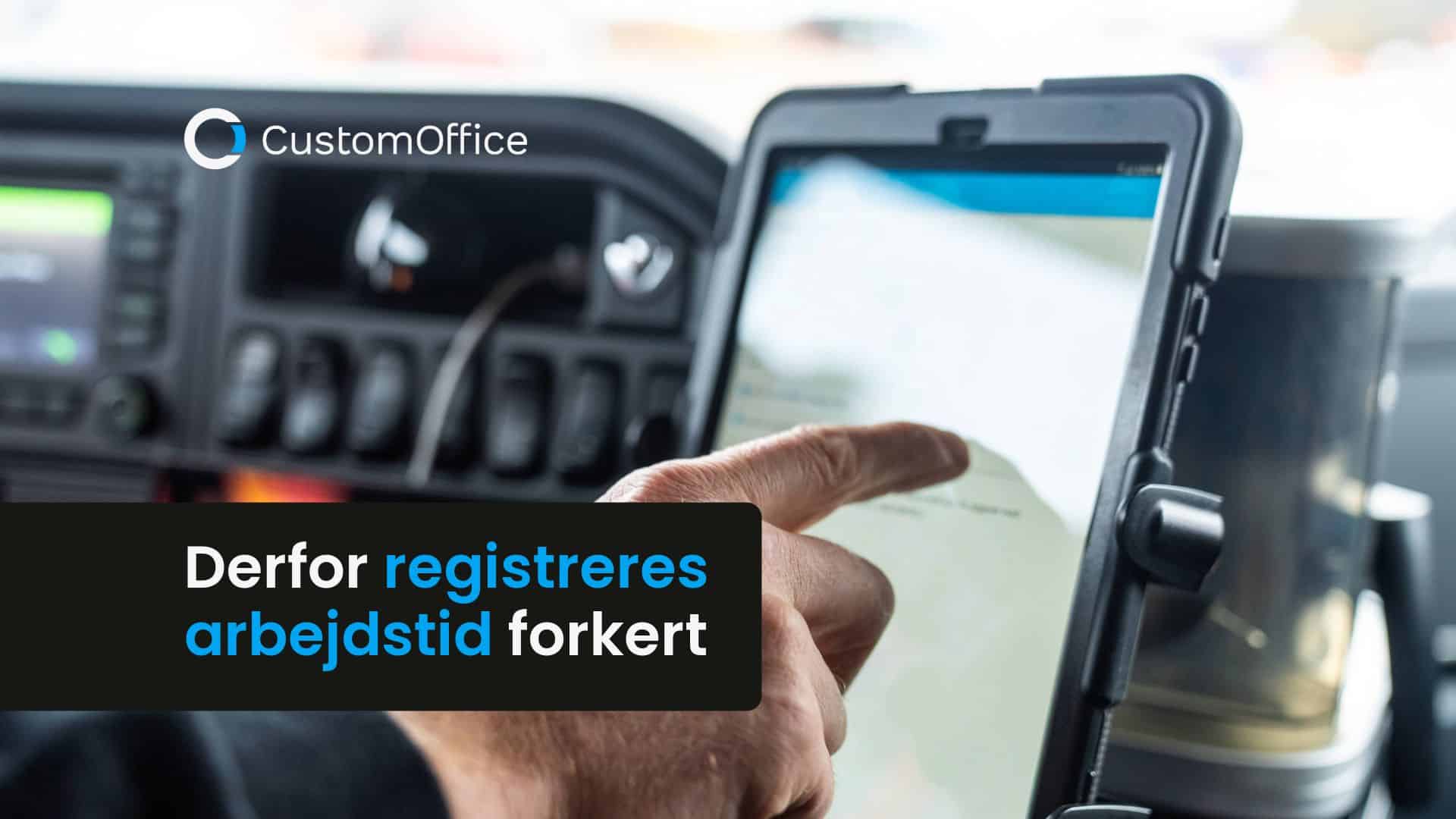 Tidsregistrering i CustomOffice